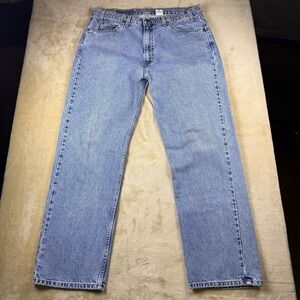 Vintage Orange Tab Levi's‎ 505 Regular Fit Straight Leg Jeans Men's W38 L30 1997